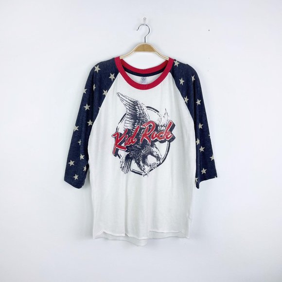 Vintage Other - ⚡️SOLD⚡️ vintage 00s kid rock all american raglan tee